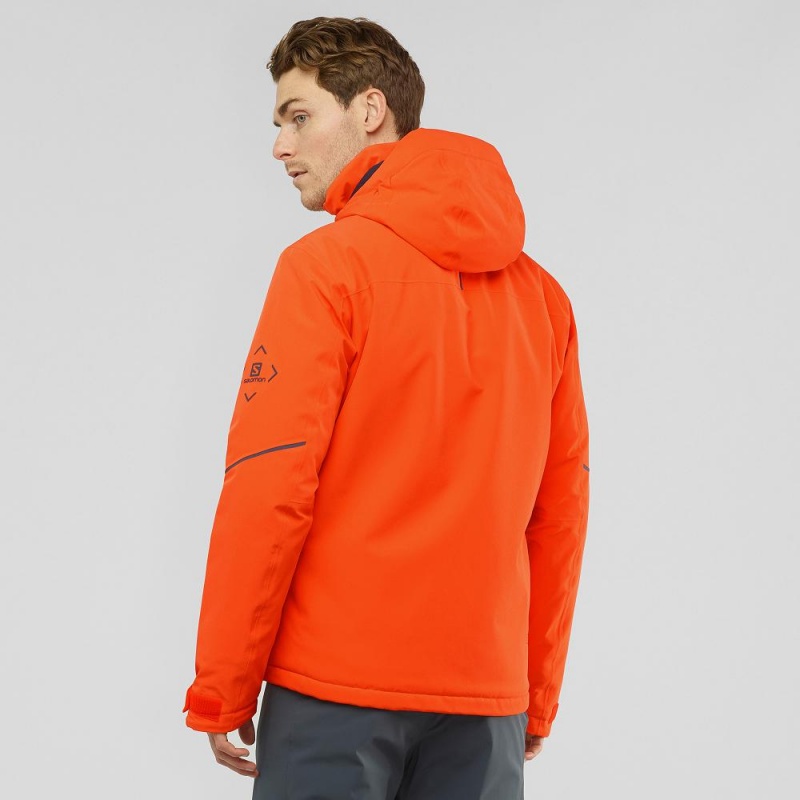 Salomon Edge Skijakker Oransje | 62301-UDCP