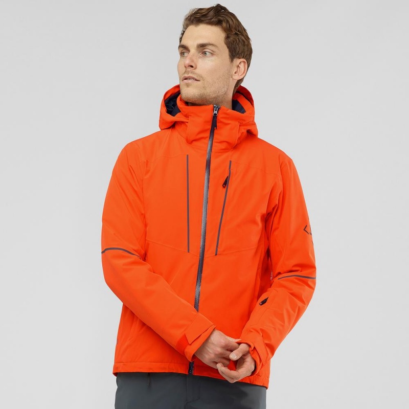 Salomon Edge Skijakker Oransje | 62301-UDCP