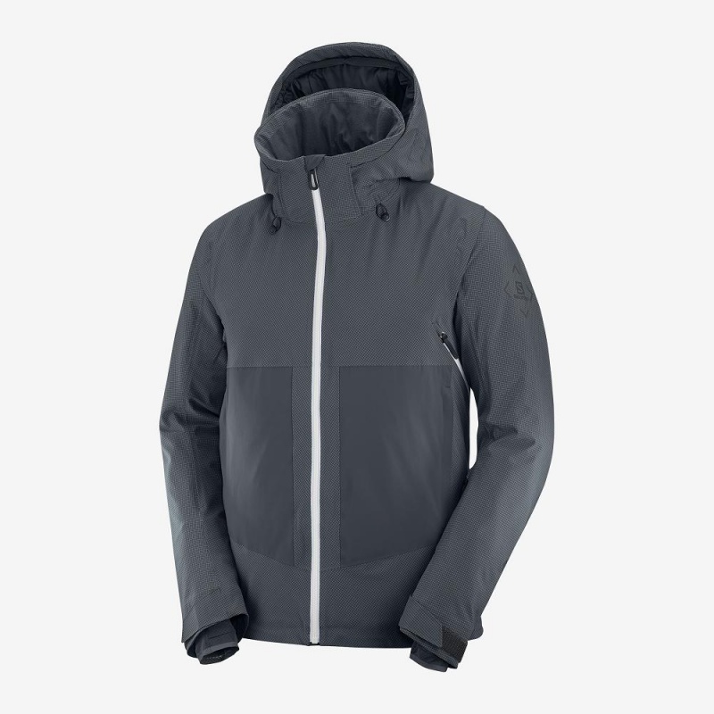 Salomon Epic Jacket M Skijakker Gray | 06541-PTUZ