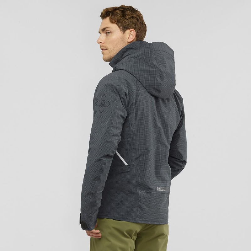 Salomon Epic Jacket M Skijakker Gray | 06541-PTUZ