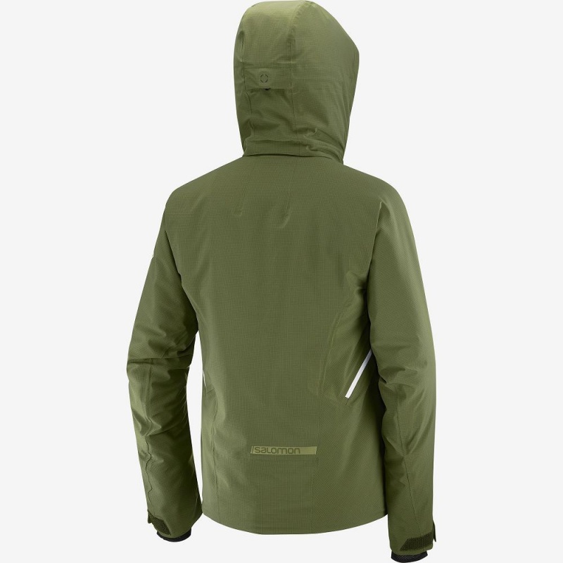 Salomon Epic Jacket M Skijakker Grønn | 70891-BHFM