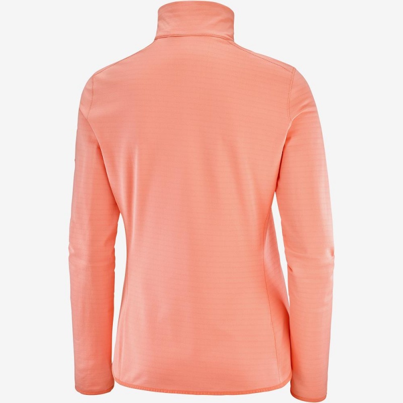 Salomon Essential Lightwarm Pullover Oransje | 39160-KTLM