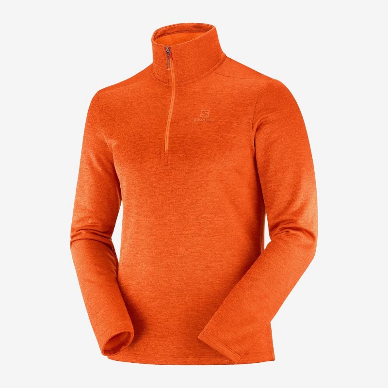 Salomon Essential Lightwarm Seamless Skijakker Oransje | 74529-PZDA