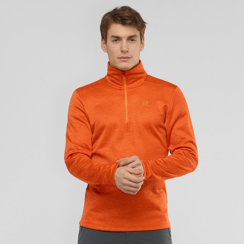 Salomon Essential Lightwarm Seamless Skijakker Oransje | 74529-PZDA