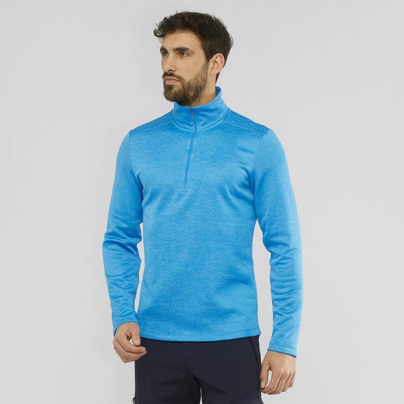 Salomon Essential Lightwarm Seamless Skijakker Blå | 35291-LTYG