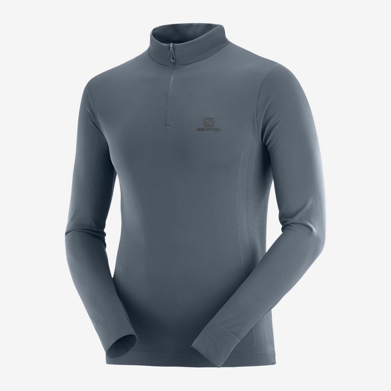 Salomon Essential Seamless Løpejakke Gray | 79150-LIXF