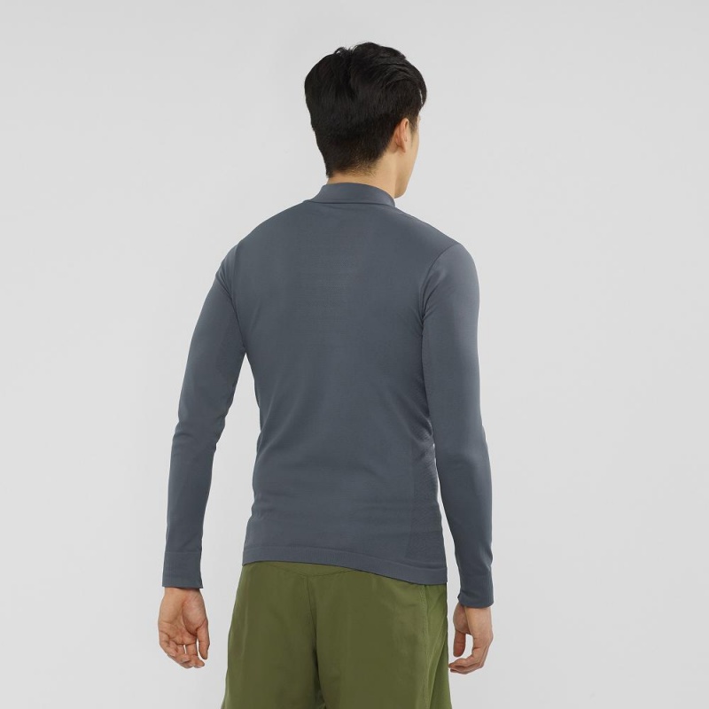 Salomon Essential Seamless Løpejakke Gray | 79150-LIXF