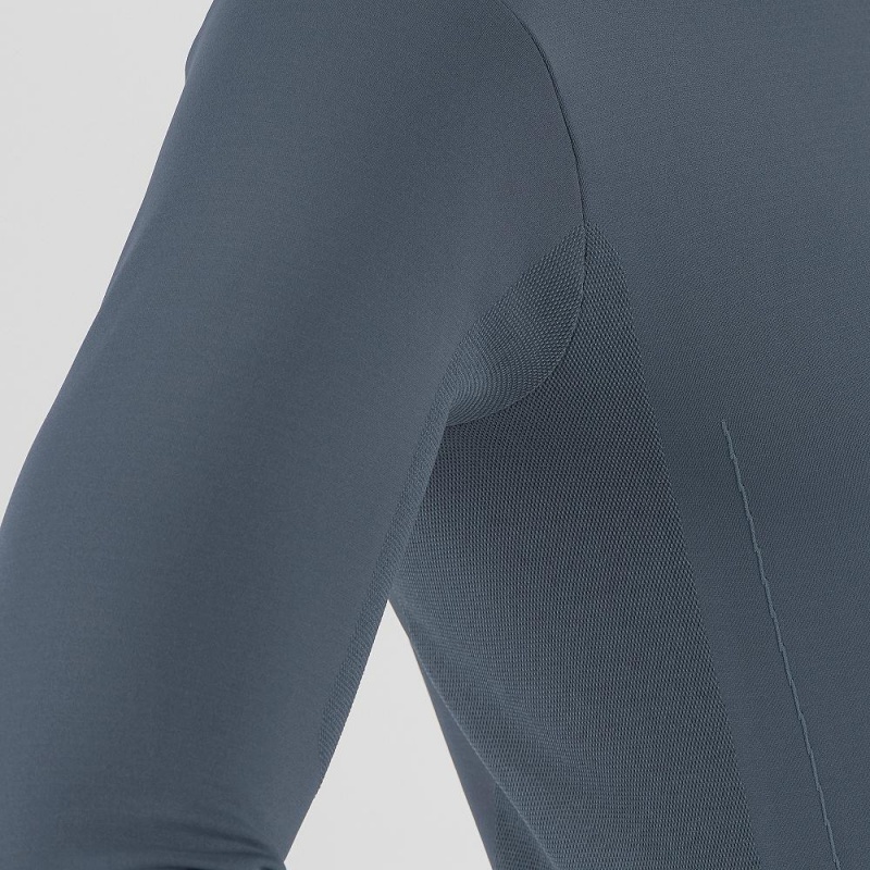 Salomon Essential Seamless Løpejakke Gray | 79150-LIXF