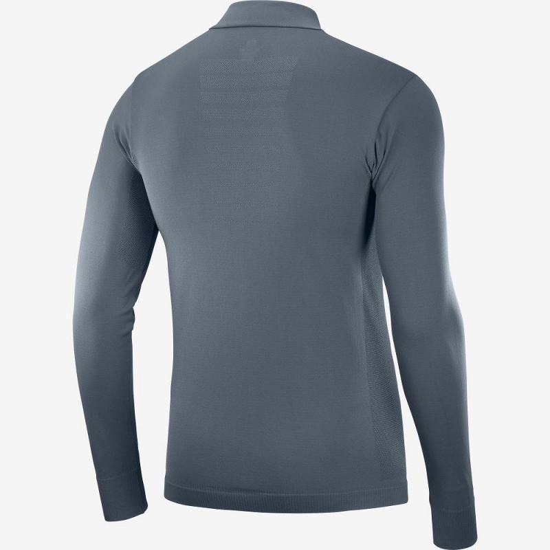 Salomon Essential Seamless Løpejakke Gray | 79150-LIXF