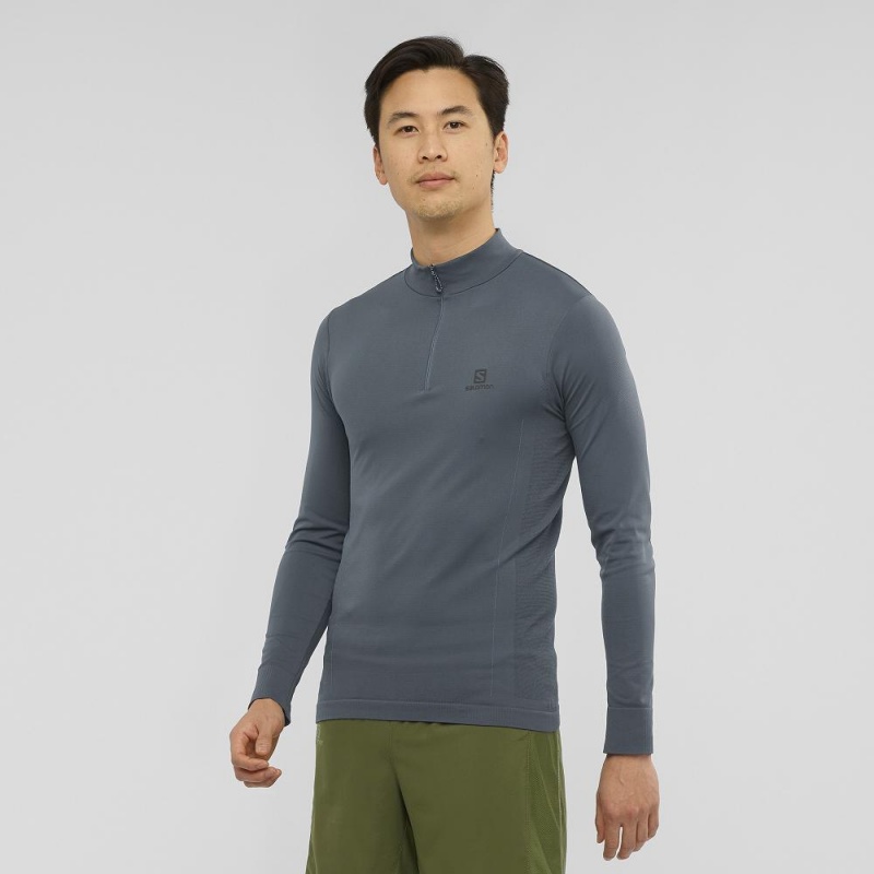 Salomon Essential Seamless Løpejakke Gray | 79150-LIXF