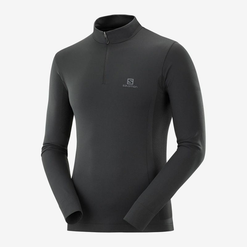 Salomon Essential Seamless Løpejakke Svarte | 71902-EVWL