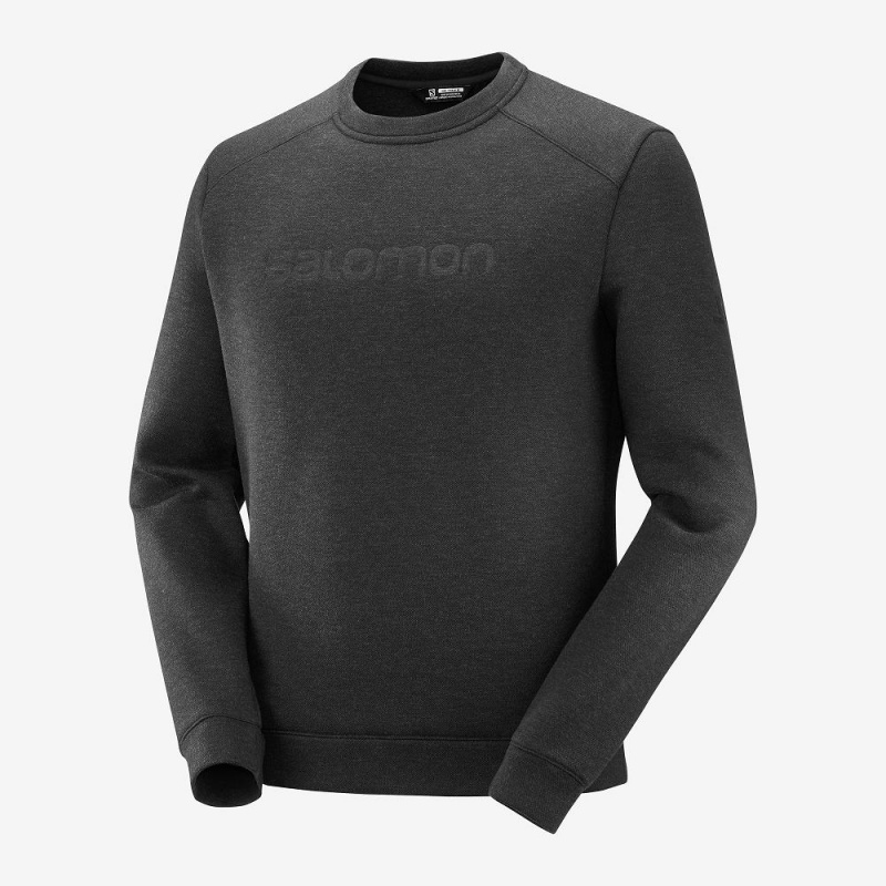 Salomon Essential Warm Pullover Svarte | 23591-LZXV