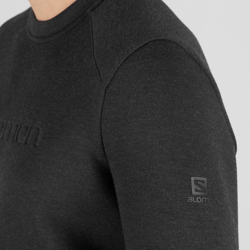 Salomon Essential Warm Pullover Svarte | 23591-LZXV