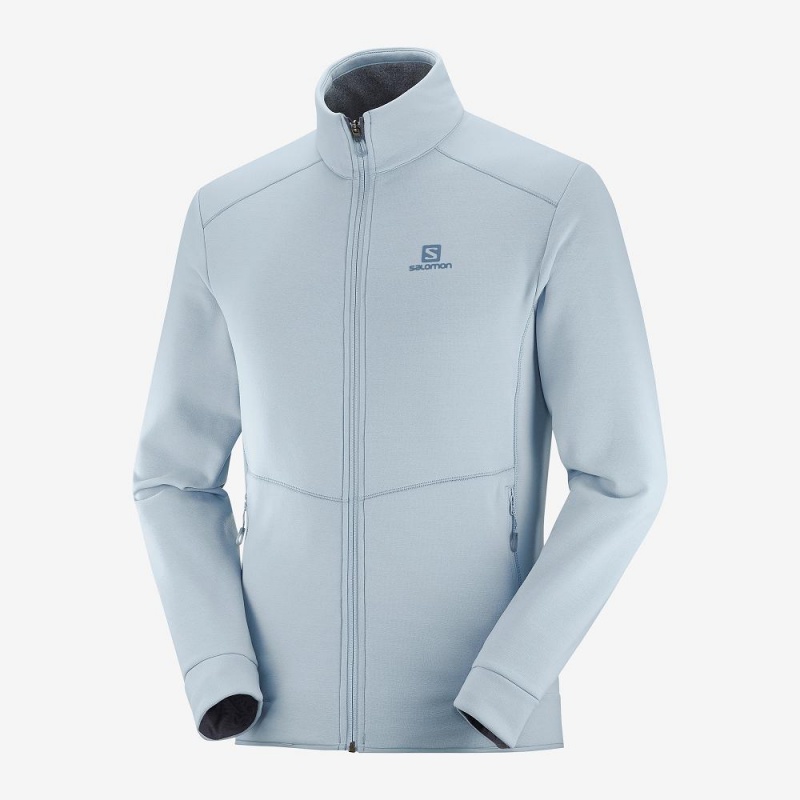 Salomon Essential Warm Skijakker Blå | 41569-FAXW