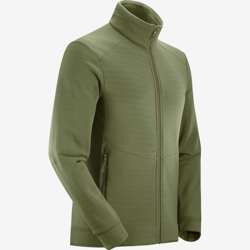 Salomon Essential Warm Skijakker Grønn | 76351-GHSQ