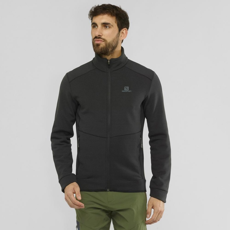 Salomon Essential Warm Skijakker Svarte | 48736-UVBI