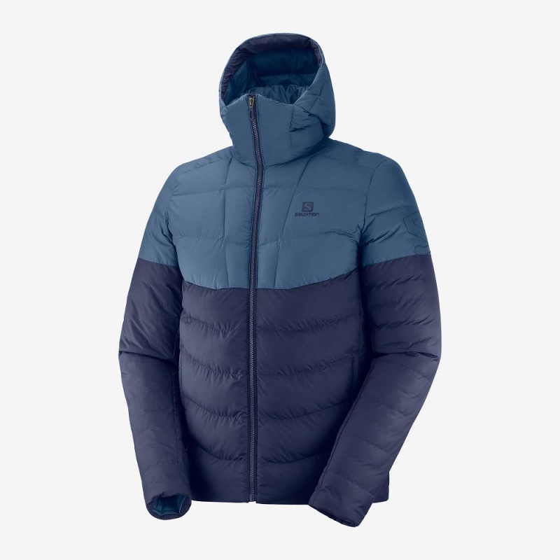 Salomon Essential Xwarm Insulated Hettegenser Marineblå | 68405-PSTZ