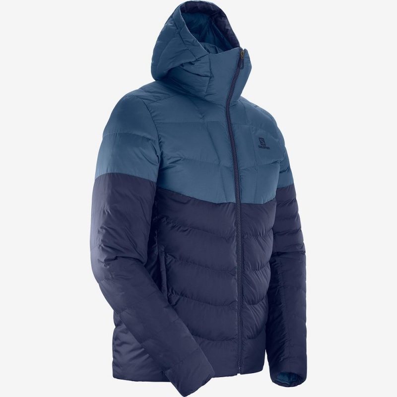 Salomon Essential Xwarm Insulated Hettegenser Marineblå | 68405-PSTZ