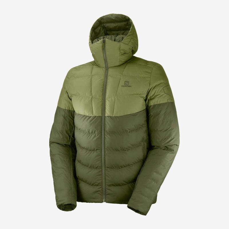 Salomon Essential Xwarm Insulated Hettegenser Grønn | 47186-GBAN