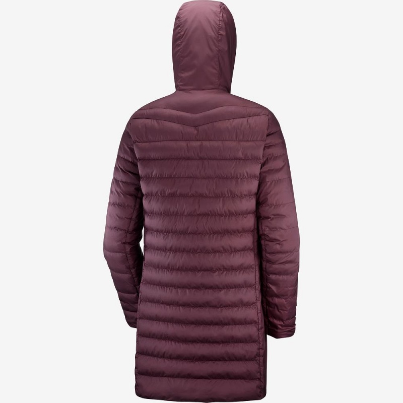 Salomon Essential Xwarm Long Jakke Lilla | 72390-HIAP