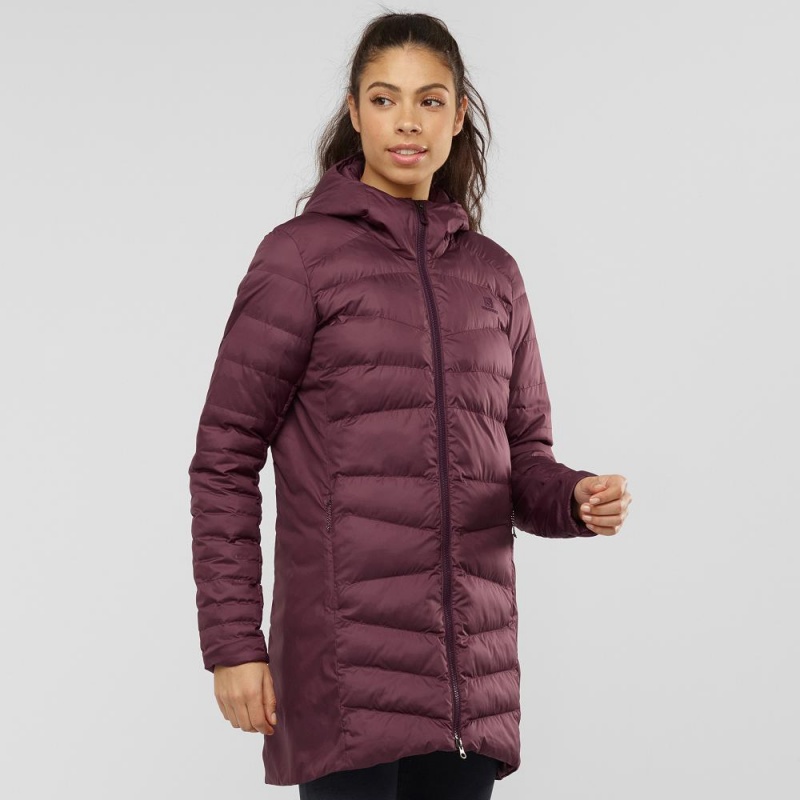 Salomon Essential Xwarm Long Jakke Lilla | 72390-HIAP