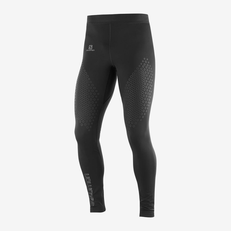 Salomon Exo Motion Tights Svarte | 36041-IEFV