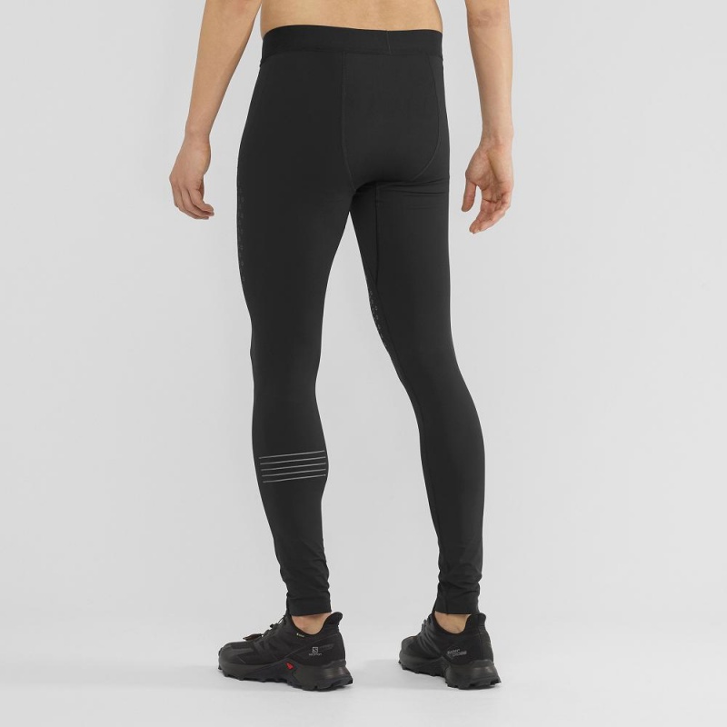 Salomon Exo Motion Tights Svarte | 36041-IEFV