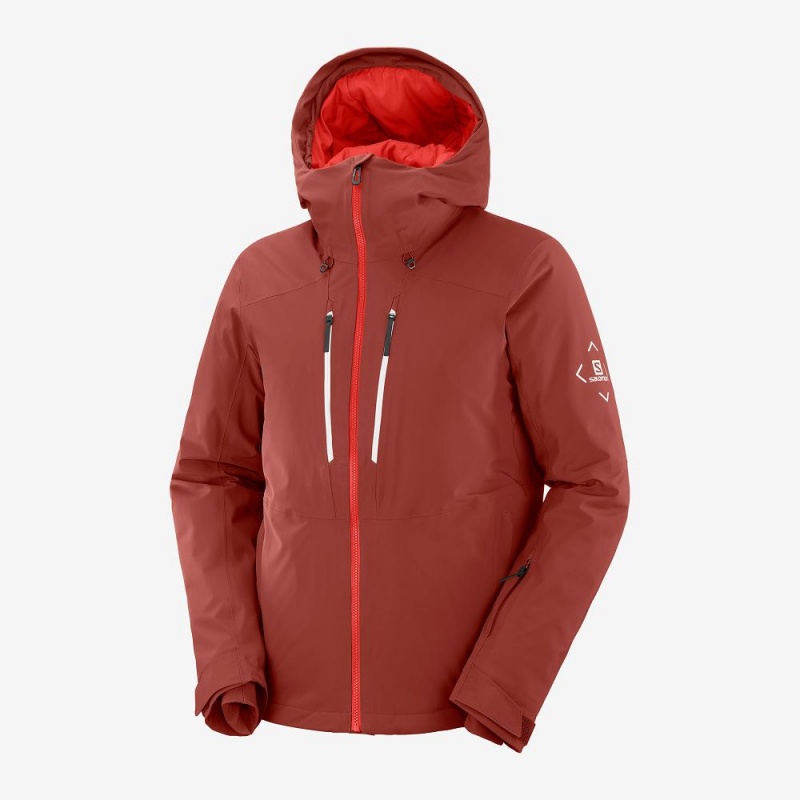 Salomon Highland Skijakker Rød | 39728-MJOV