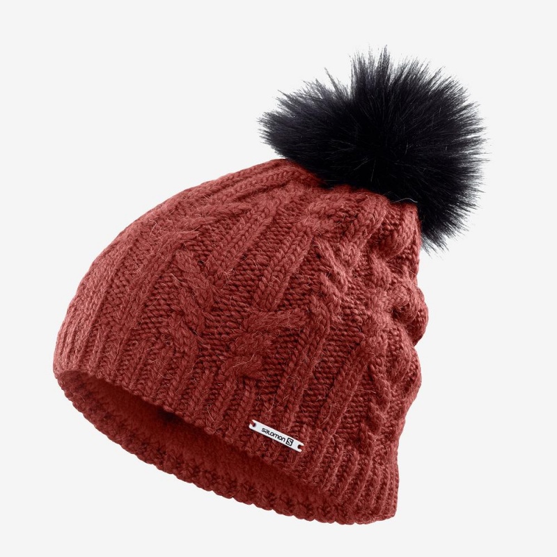 Salomon Ivy Caps Rød | 65073-OMQZ