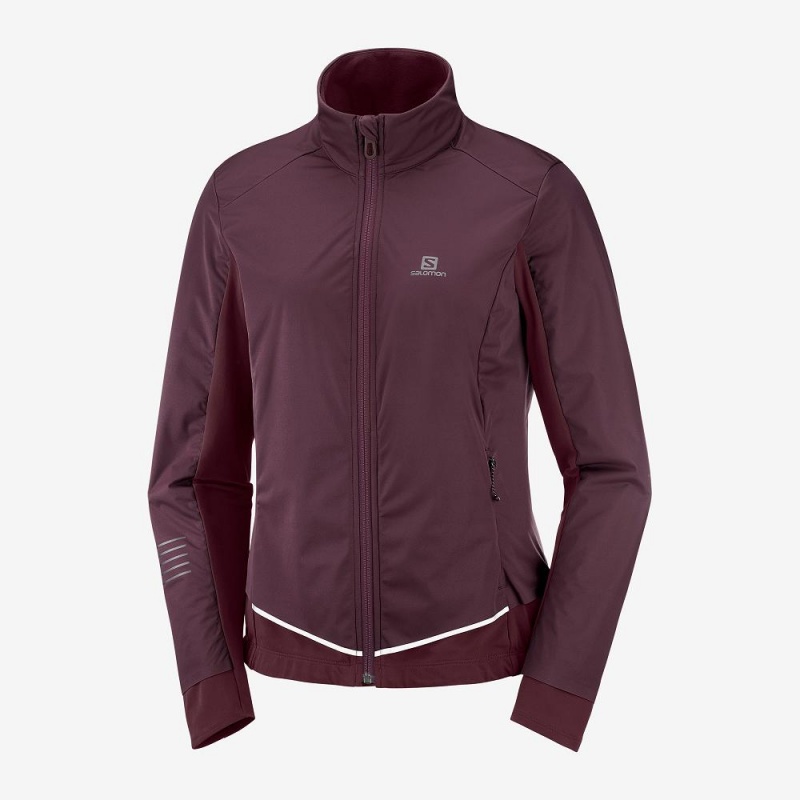 Salomon Lightning Lightshell Jkt W Jakke Lilla | 34629-ARHJ