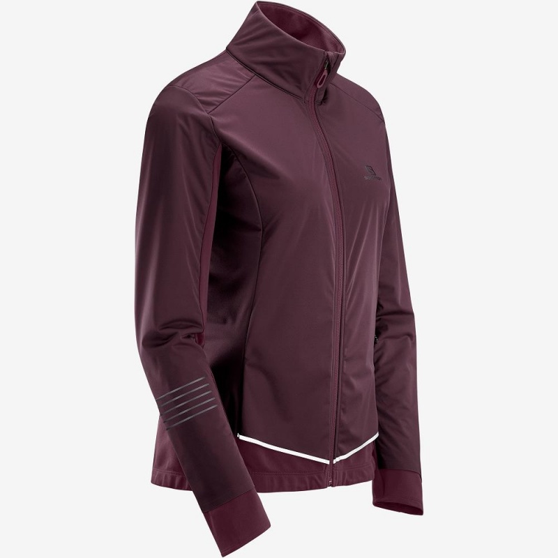 Salomon Lightning Lightshell Jkt W Jakke Lilla | 34629-ARHJ