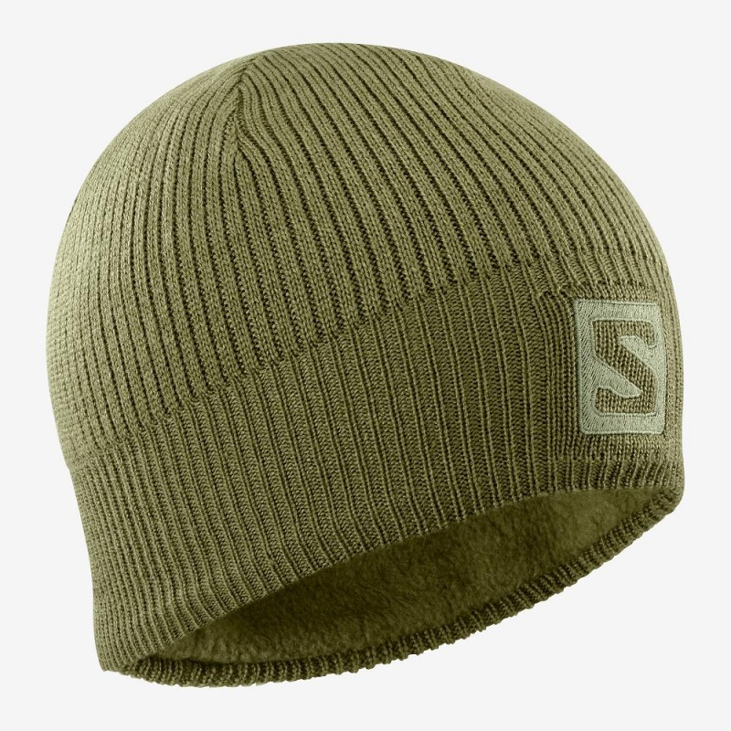 Salomon Logo Caps Grønn | 24713-GMRK