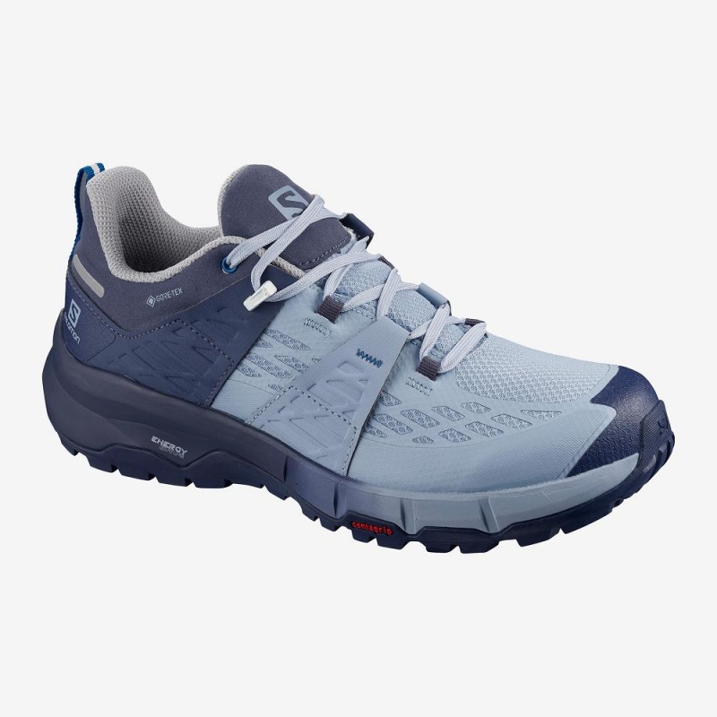 Salomon Odyssey Gtx W Løpesko Blå | 68975-KYSR