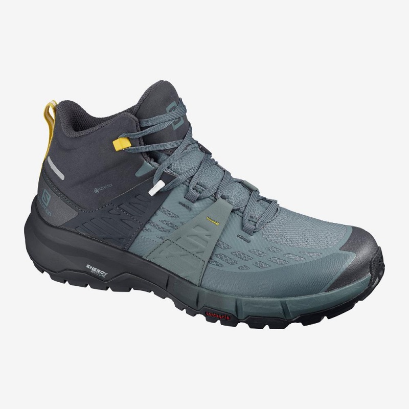 Salomon Odyssey Mid Gtx Gå Støvler Blå | 69401-ZUOE