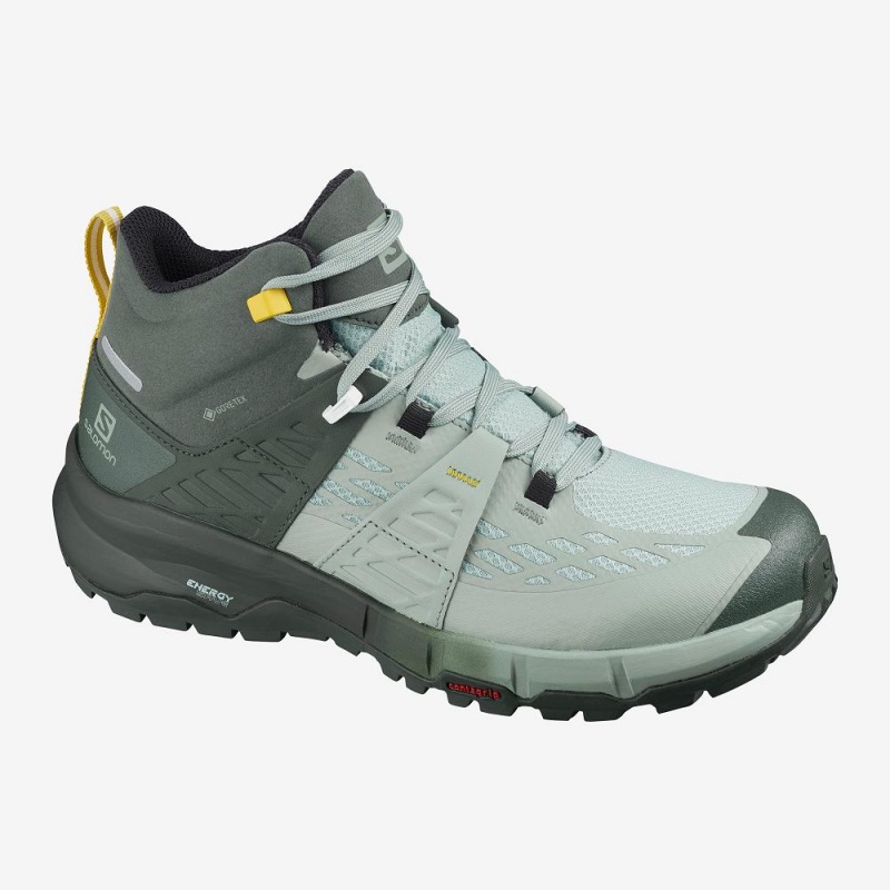 Salomon Odyssey Mid Gtx W Trekking Grønn | 05618-PHGR