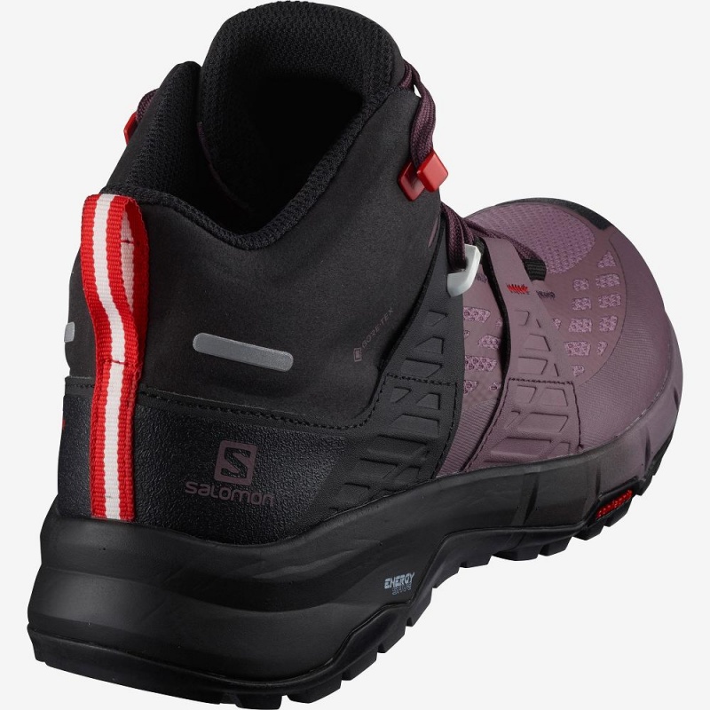 Salomon Odyssey Mid Gtx W Trekking Svarte | 09415-SICQ