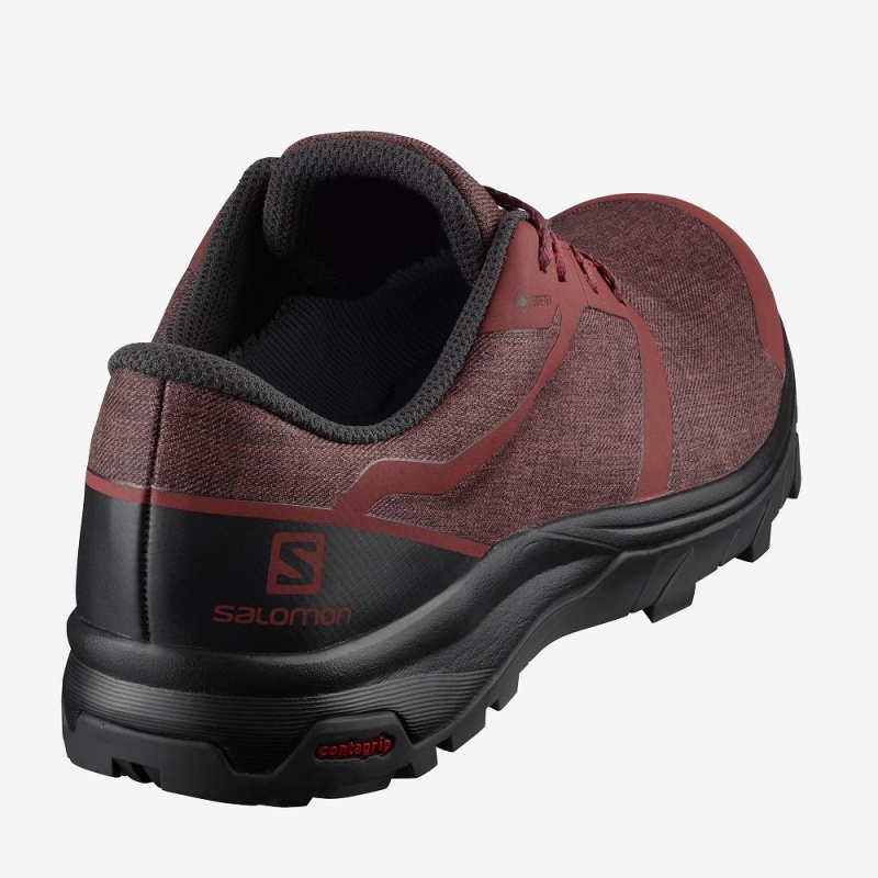 Salomon Outbound Gtx W Trekking Rød | 19485-YKMZ