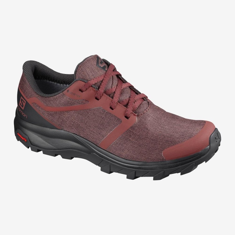 Salomon Outbound Gtx W Trekking Rød | 19485-YKMZ