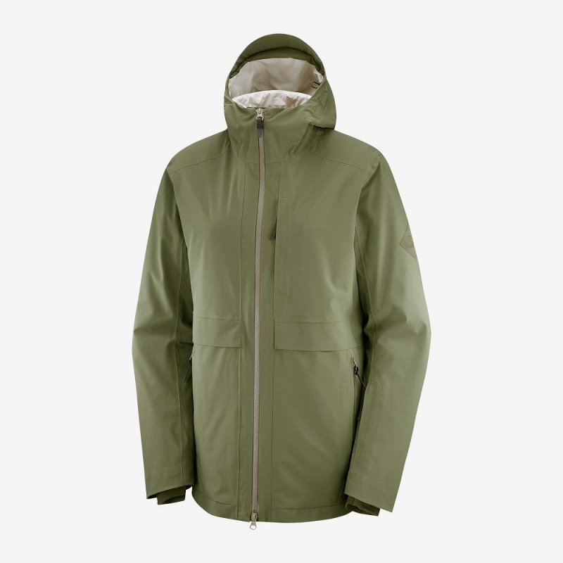 Salomon Outlaw 3In1 Jacket W Skijakker Grønn | 54173-CIHL