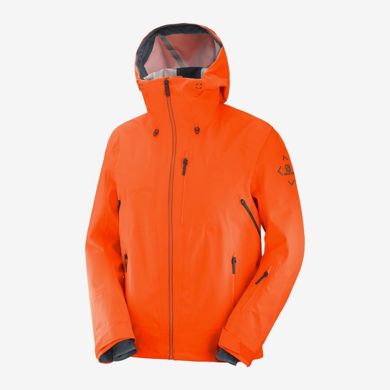 Salomon Outlaw 3L Skijakker Oransje | 12385-PDIC