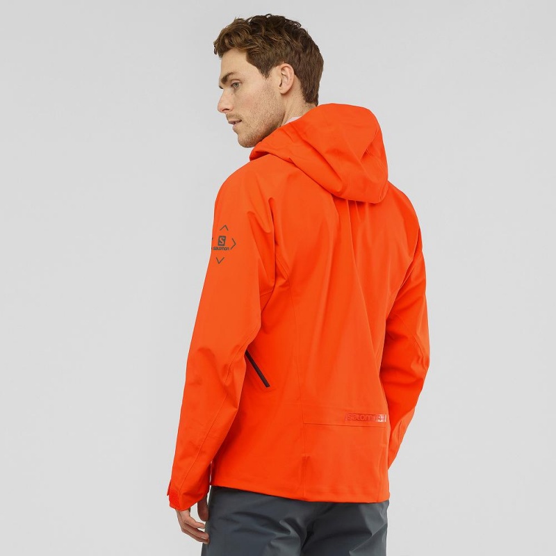 Salomon Outlaw 3L Skijakker Oransje | 12385-PDIC