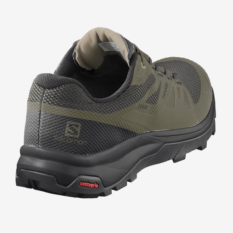 Salomon Outline Gore-Tex Trekking Grønn | 89631-ORQJ