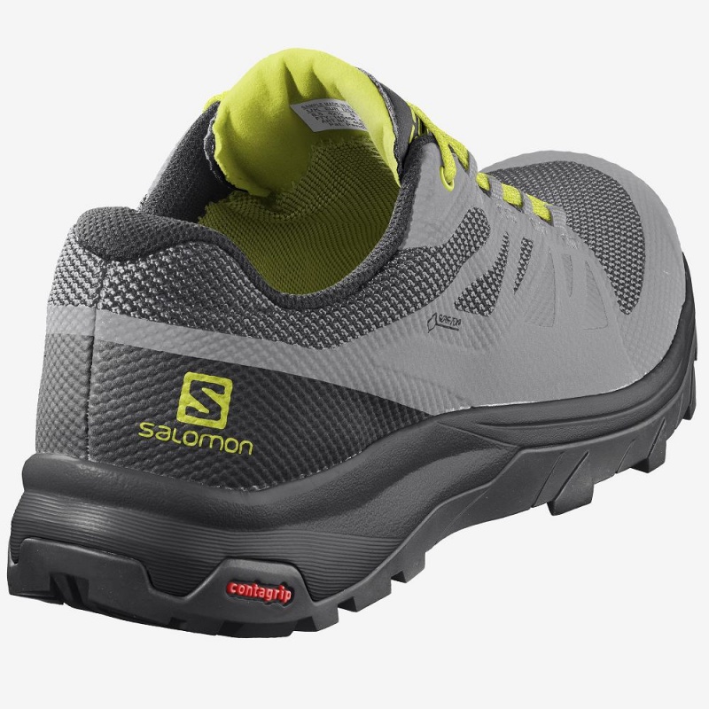 Salomon Outline Gore-Tex Trekking Sølv | 39547-GTDW