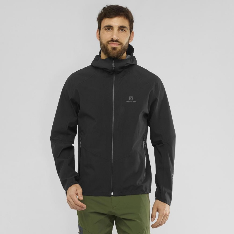 Salomon Outline Jacket M Jakke Svarte | 03752-QKRA