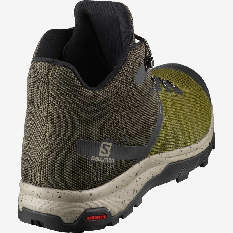 Salomon Outline Prism Mid Gore-Tex Gå Støvler Grønn | 27903-IKVR