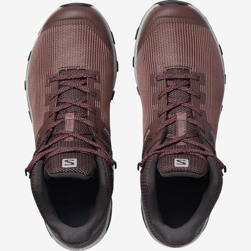 Salomon Outline Prism Mid Gore-Tex Gå Støvler Rosa | 52960-YDHP