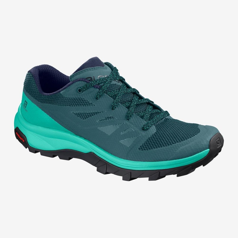 Salomon Outline Trekking Grønn | 09237-RJCM