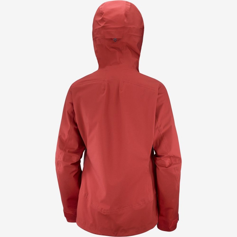 Salomon Outpeak 3L Light Jacket W Skijakker Rød | 94012-TFPG