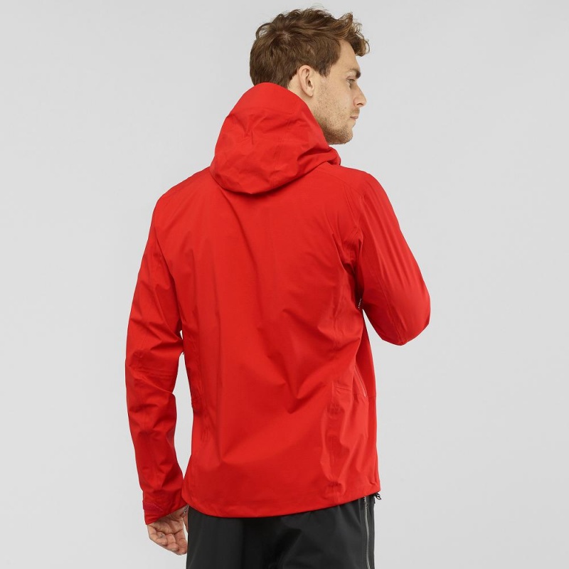 Salomon Outpeak 3L Light Shell Jacket M Skijakker Rød | 71925-RBCV