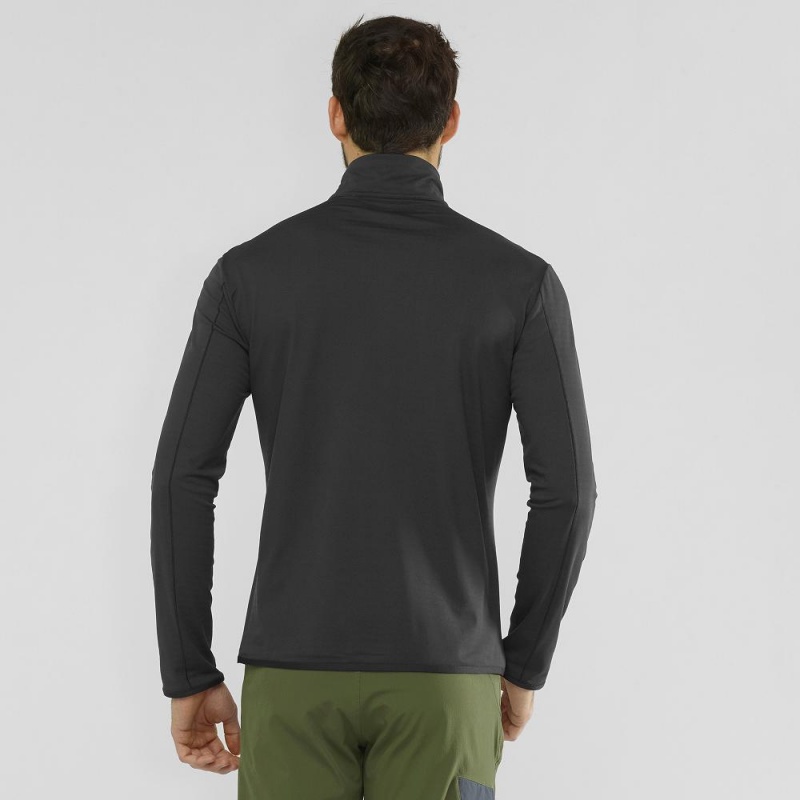 Salomon Outrack Half Zip Mid M Skijakker Svarte | 89670-DGSH